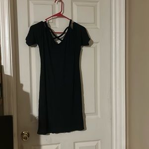 Women’s black mini dress